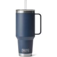thumbnail image 3 of YETI Rambler 42 oz Straw Mug, Vacuum Insulated, Stainless Steel, Navy, 3 of 6
