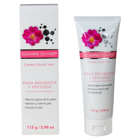 Crema Facial con Rosa Mosqueta Suzanne Olivier y Peptidos 113 GRS