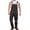 Black Background with a Golden Cross, variant on Mens Overalls Bib Coveralls Printed Jumpsuit Festival Outfits(Ghost,L)