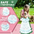 thumbnail image 4 of GASTROPOD Dog Dresses for Small Dogs Girl,Polyester Printed Everyday Dress Small Dog Clothes,Convenient for Outings with Flower Pet Clothes,Blue,L, 4 of 7