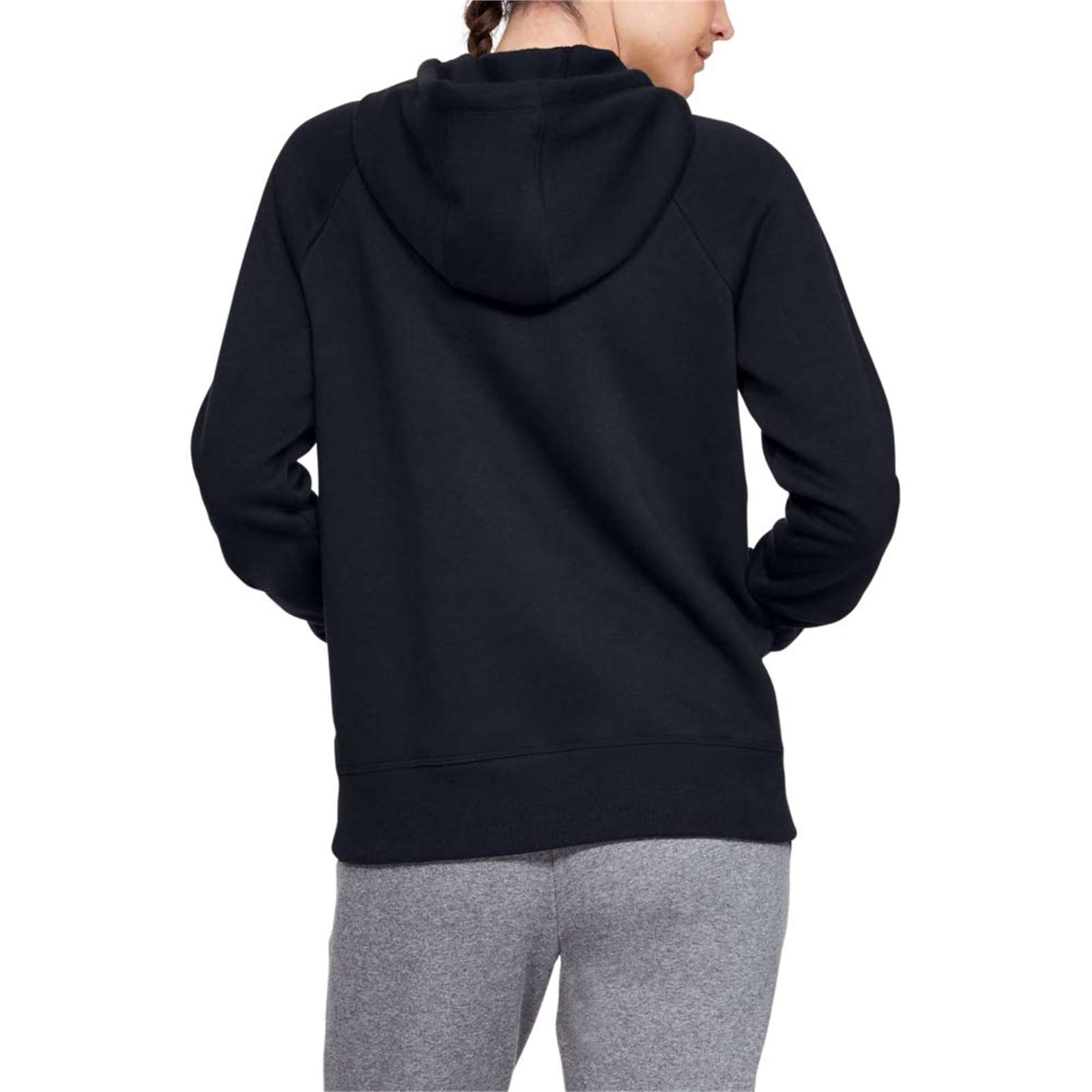 Under Armour Women's Rival Fleece Sportstyle LC Sleeve Graphic Hoodie - image 4 of 4