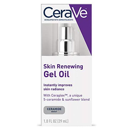 CeraVe Gel Oil | 1 Ounce | Anti Aging Gel Serum for Face to Boost Hydration | Packaging May Vary