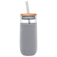 thumbnail image 1 of Vaso de vidrio Ello Devon 530 ml con funda y tapa de silicona, 1 of 7
