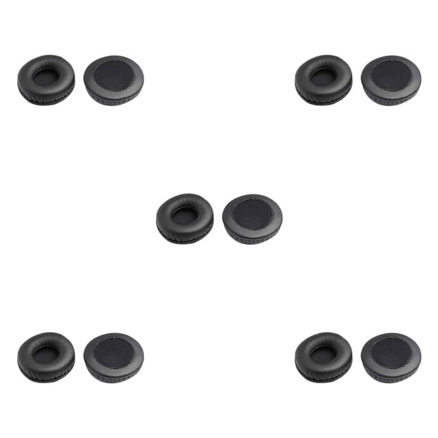 Injueey 1 par de almohadillas para auriculares universales, suaves, a prueba de polvo, lavables, reemplazo de copa para auriculares, accesorios Type5 NO5