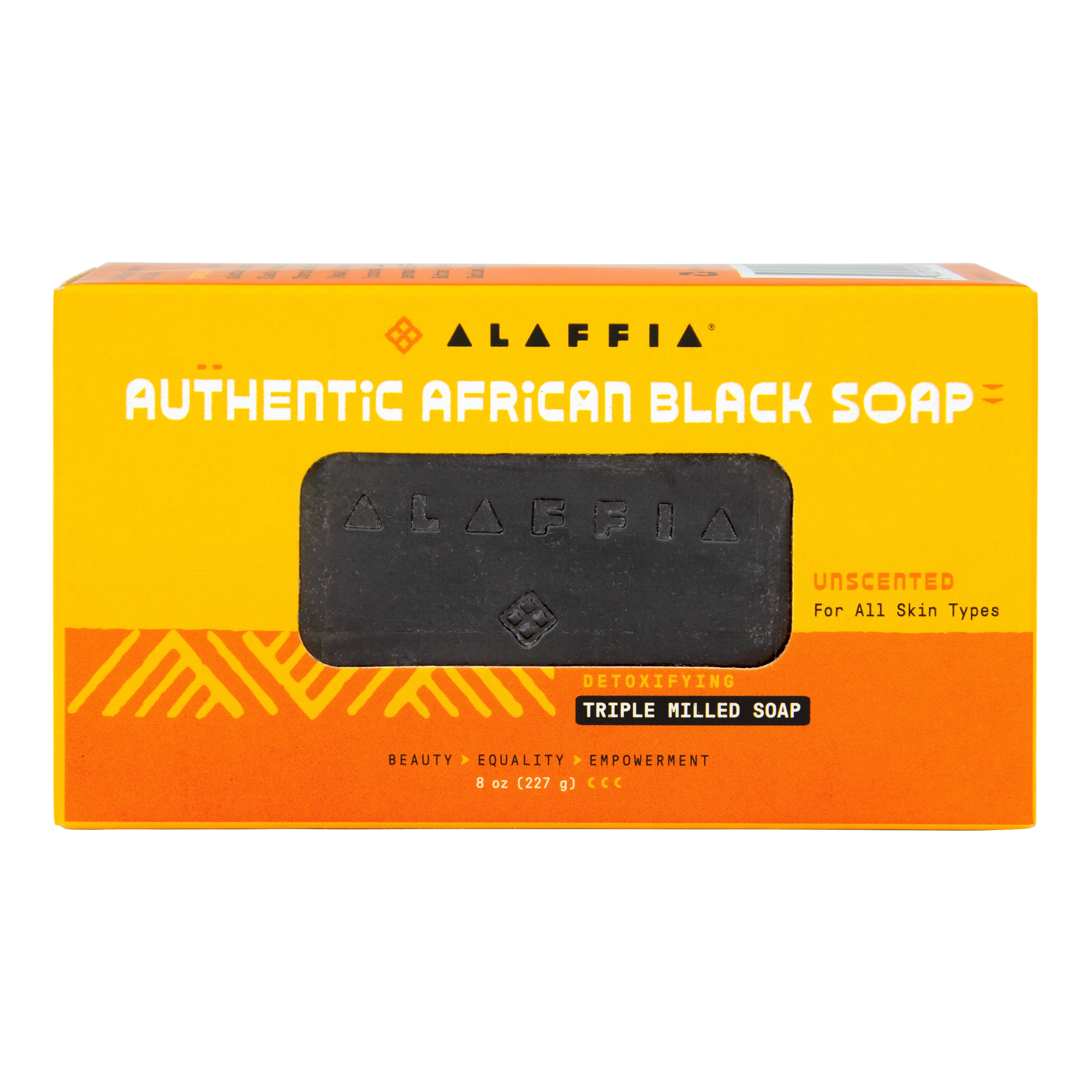 Ashanti Naturals 100% Pure African Black Soap, 8 oz, Natural and