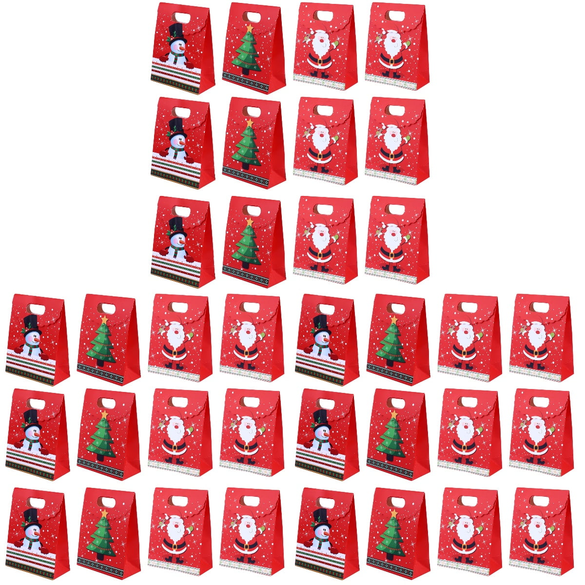 Frcolor Christmas Bag Gift Paper Pouch Year New Bags Biscuit Box