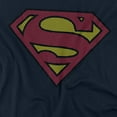thumbnail image 2 of Superman Little Logos Women's T Shirt, Navy, Large, 2 of 6