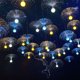 thumbnail image 4 of 10pcs Fiber Optic Jellyfish String Light 30CM Outdoor Christmas Dandelion Fairy Garland Light Party Garden Hanging Lamp, 4 of 5