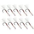 thumbnail image 1 of Anzuelos de Pesca Cola 10 Piezas de Metal Plata 14, 1 of 8