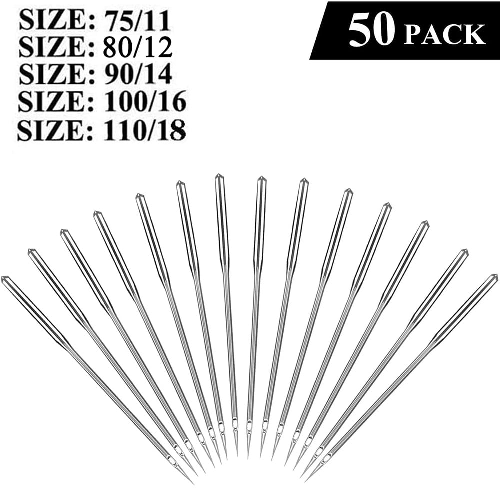 Janome 110//18 aiguilles machine universelles pour Singer 90//14 100Pcs Aiguilles machine /à coudre 75//11 100//16 Varmax tailles 65//9 Bruder