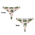 thumbnail image 3 of Balery Cute Armadillo Tangas de Algodón para Mujer con Estampado – Ropa Interior Sexy, Transpirable, G-string-3X-Large, 3 of 6