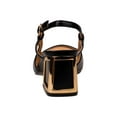 thumbnail image 4 of Ninety Union Blake Metallic Trim Block Heel Slingback, Black, 12, 4 of 5