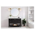 thumbnail image 2 of Living District LD2301BR Gene 1 Light Brass & Frosted White Glass Right Wall Sconce, 2 of 4