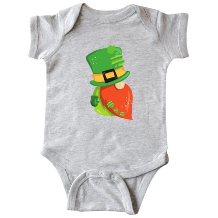 

Inktastic Saint Patrick s Day Gnome Gnome With Orange Beard Gift Baby Boy or Baby Girl Bodysuit
