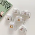 thumbnail image 4 of Bonita funda para auriculares Snoopy Charlie Brown para AirPods 1 2 3 Pro 2021, funda protectora transparente suave de TPU para auriculares inalámbricos Bluetooth, 4 of 5