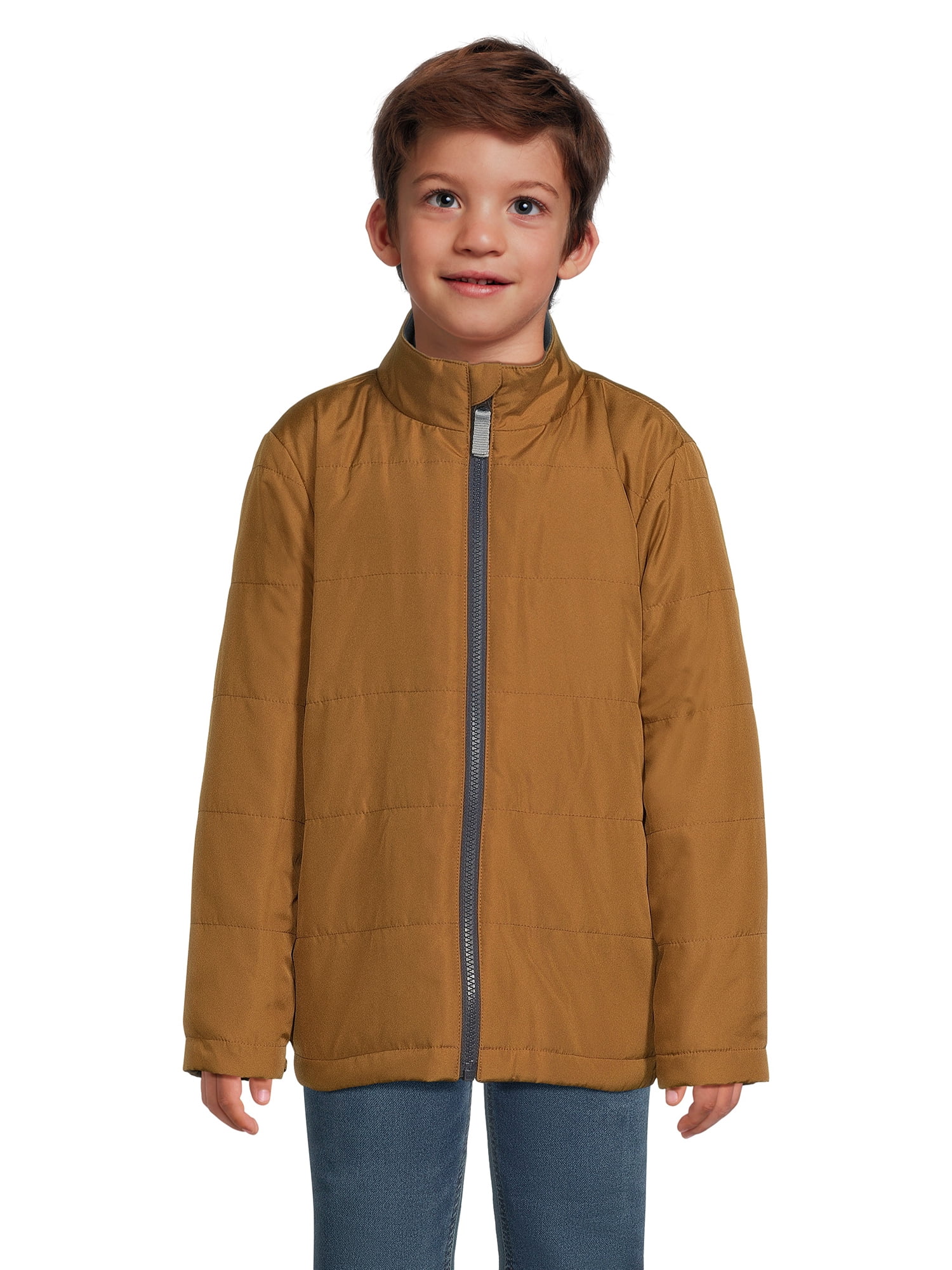 Swiss Tech Boys 3- in-1 System Winter Jacket with Hood, Size 4-18
