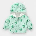 thumbnail image 4 of zuwimk Boys Girls Waterproof Rain Jacket Lightweight soft lining Kids Windbreaker Hooded Coat Easy to Fold(2-3 Years,Green), 4 of 4