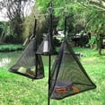 thumbnail image 4 of TIMIFIS Good Products Outdoor Triangular Drying Net Foldable Storage Net Camping Hanging Net, Hiking, Picnic, Travel Outdoors, Etc Storage Trunks & Bag, 4 of 8