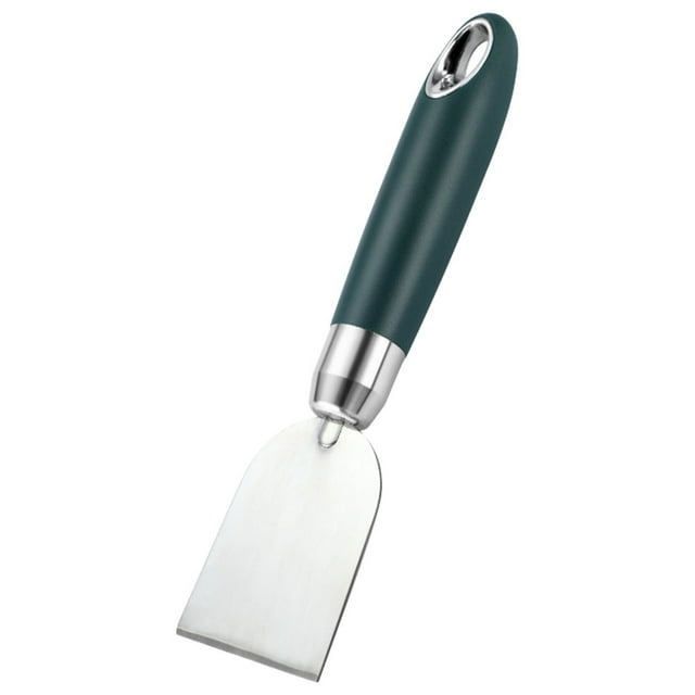 SHISUYAN Stainless Steel Multi-Purpose Scraper for Kitchen Use Green Color Protects Safety 7 inch
