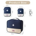 thumbnail image 6 of VEGCOO 3 Pieces Travel Medicine Bag, Medicine Travel Storage Bag, 3 Size First Aid Kit Bags Empty, Portable Medical Storage Bag, for Traveling Outdoor Camping Home Hiking Survival Kit, 6 of 7