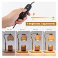 thumbnail image 3 of Lamp Candle Warmer,Adjustable Height,2/4/8H Timer with 2 Bulbs ,Fast Heating, 3 of 5
