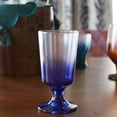 thumbnail image 2 of Grecian Blue Ombre Glass Drinkware Set, 8 Piece by Drew Barrymore Flower Home, 2 of 5