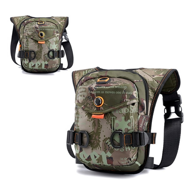 Bolsa de pierna para motocicleta Likrtyny Accesorios de Bicicleta camuflaje