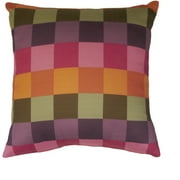 Mainstays Bennett 16" Pillow, Pink Mosaic