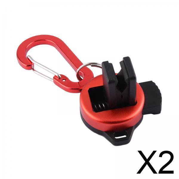 Clip para caña de pescar,Abrazadera de soporte de almacenamiento con clip para soporte de caña de pescar,Barra para colgar cinturón ajustable con llavero,Clips para soportes de cañas de