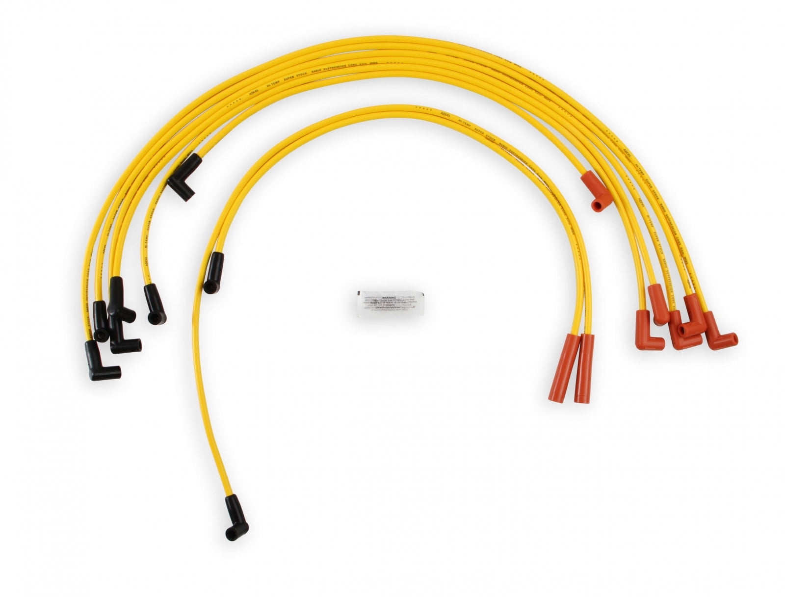 ACCEL Spark Plug Wire Set 8mm Super Stock Graphite Core Yellow