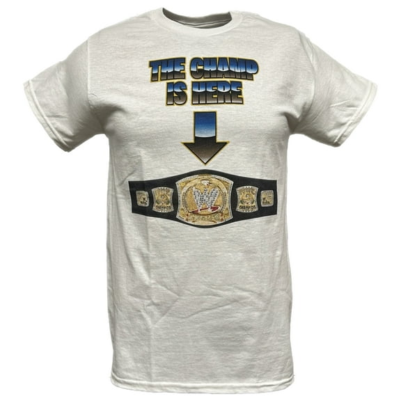 John Cena The Champ Is Here Title Youth Boys Kids White T-shirt