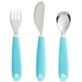 thumbnail image 5 of Munchkin® Splash™ Toddler Fork, Knife and Spoon Utensil Set, Blue/Green, 6 Pack, Unisex, 5 of 7