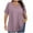 Pink, variant on Lumivie Tops For Women Trendy Plus Size Fitted Black Tshirts Shirts For Women Oversized Pack Ladies Tops And Blouses Petite Womens V Neck T Shirts Long