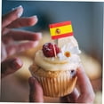 thumbnail image 4 of 400 pcs Spain Celebration Countries Mm Party Cuake Decorative Favor Country Multi-function Accessory Stick for Mini Fruit Sticks National Toothpicks Picks Spanish Cocktail, 4 of 5