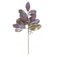 thumbnail image 1 of Vickerman 36" Plum Stone Magnolia Leaf Artificial Christmas Spray. Includes 2 sprays per pack., 1 of 2