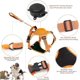 thumbnail image 2 of Dog Harness with Retractable Dog Leash as one, No-Pull Pet Harness with Adjustable Soft Padded Dog Vest 4.2 FT Automatic Locking Dog (L), 2 of 5