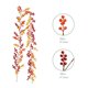 thumbnail image 3 of 185CM Artificial Red Berry Garland Hanging Vines For Christmas Party Decoration For Home Stairs Fire Surround Shop Display, 3 of 5