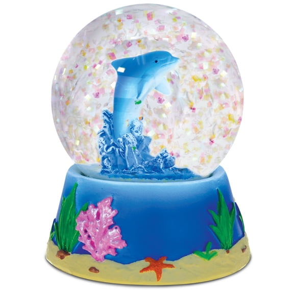 Snow Globe Dolphin (65MM)