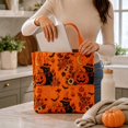 thumbnail image 4 of Halloween Tote Bag, Quilted Tote Bag, Trick Or Treat Shoulder Handbag, Large Capacity For Women, Teen Girls And Holiday Events, 4 of 5