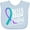 AE-Light Blue, variant on Inktastic Never Stop Fighting Suicide Prevention Awareness Ribbon Boys or Girls Baby Bib