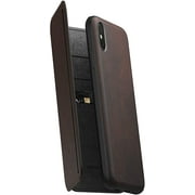 Nomad Tri-Folio for iPhone XS Max | Rustic Brown Horween Leather