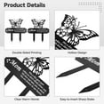 thumbnail image 5 of Butterfly Memorial Stake, Waterproof Butterfly Memorial Plaques for Mom, Metal Grave Stakes Marker, Garden Grave Decorations for Cemetery Outdoors Yard, 5 of 7