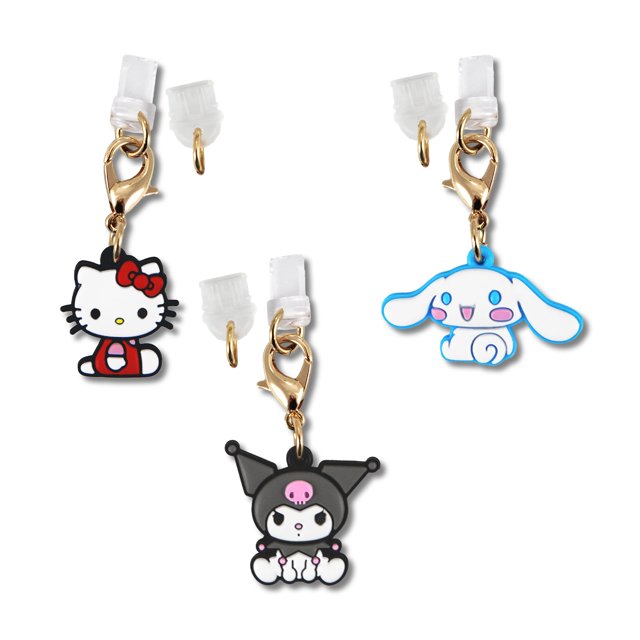Puerto de carga Charms Sonix x Sanrio USB C+ Lightning (paquete de 3)