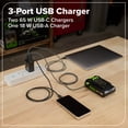 thumbnail image 5 of Greenworks 24V Cordless Brushless 400 in-lbs Drill/Driver, Lightweight, LED Work Light,18+1 Clutch, 2.0Ah USB-C Battery,12000mAh Power Bank,30W USB-C Charger and USB C to USB C Cable(3.3FT), 5 of 15