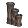 thumbnail image 2 of Alfresco Home Everwoven Resin Tiered Fountain with LED Light and Pump, 2 of 4