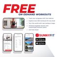 thumbnail image 4 of Sunny Health & Fitness Compact Performance Recumbent Bike with Dual Motion Arm Exercisers, Quick Adjust Seat & Exclusive SunnyFit App Enhanced Bluetooth Connectivity, 4 of 6