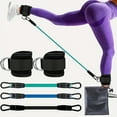thumbnail image 4 of ENFOURCLASS Ankle Straps for Glutes & Legs - Resistance Band Attachment for Home Gym, Hip Thrusts, Squats, 4 of 16