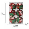 thumbnail image 4 of 6PCS 60mm Red Green White Christmas Ball Ornaments, Christmas Hanging Ornament For Xmas Tree,shatterproof Christmas Tree Ornaments For Xmas Decoration, 4 of 5