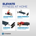 thumbnail image 3 of Stamina In-line Back Stretch Bench, Blue Gray - relax muscle - improve posture - recovery - back pain relief, 3 of 6