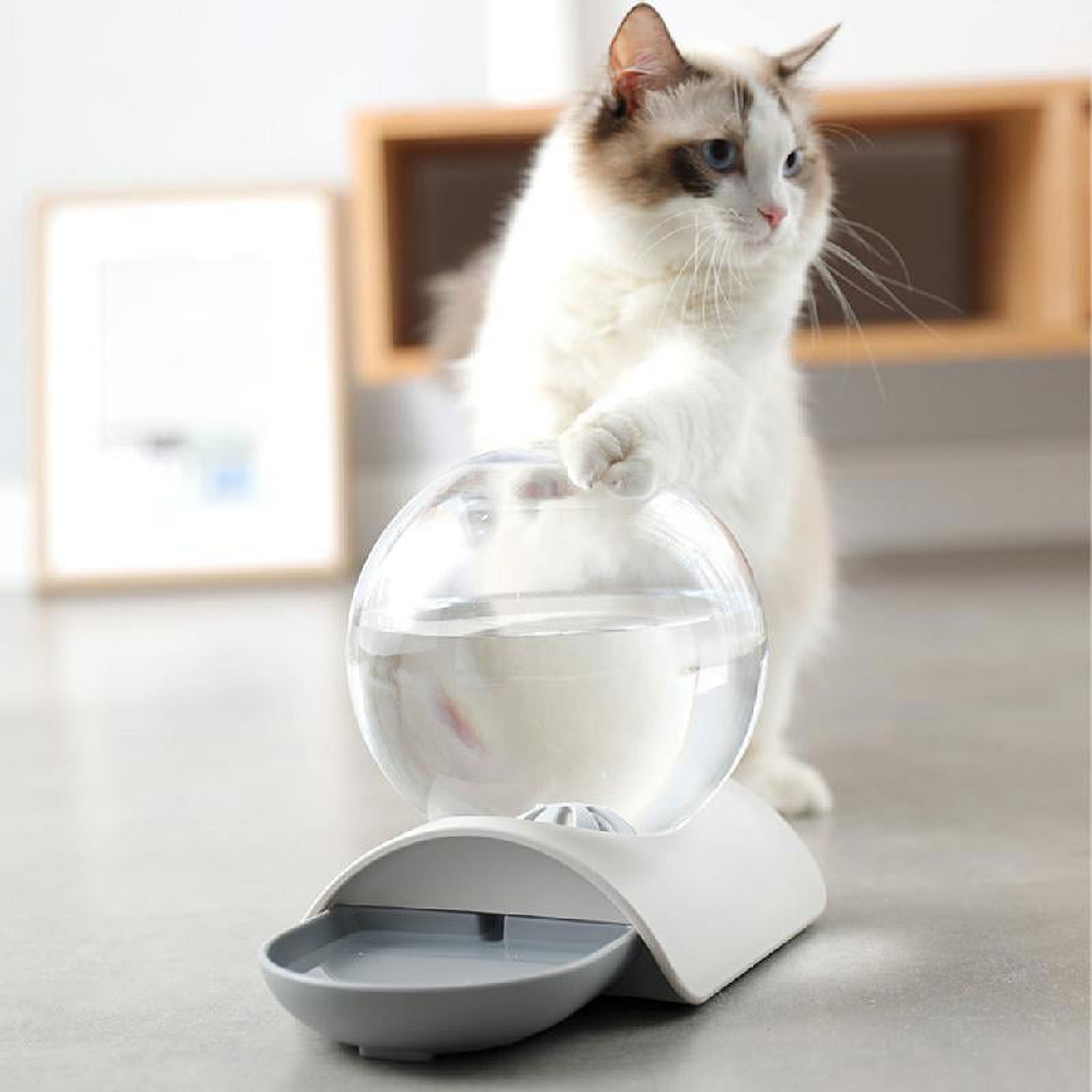 OOKWE Pet Automatic Drinking Fountain Cat Feeder Bowl Ball Dog Water Dispenser Large Capacity